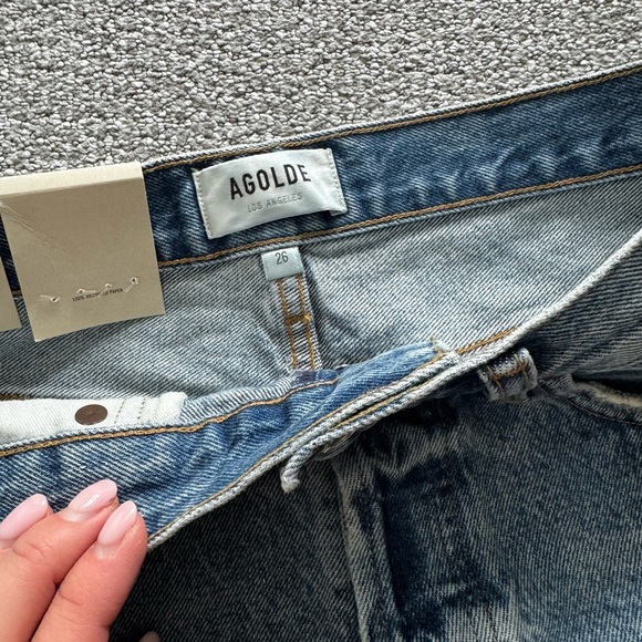 Agolde Parker long Jean Short - Picture 3 of 4